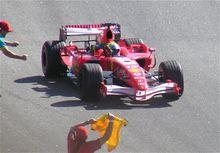 馬薩慶祝2006年巴西站冠軍