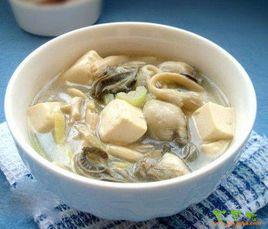 豆腐海蠣湯 豆腐海蠣湯