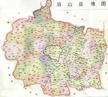 眉山縣（白馬鎮）舊行政區劃