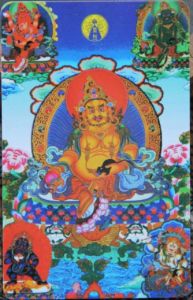 五姓財神心咒唐卡