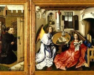 梅羅德祭壇畫受胎告知 梅羅德祭壇畫受胎告知