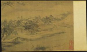 宋趙士雷江鄉農作圖卷 宋趙士雷江鄉農作圖卷