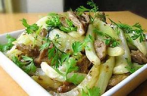 茴香頭炒羊肉 茴香頭炒羊肉