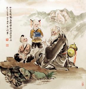 山水有路勤為徑,學海無涯苦作舟