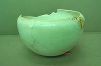 北宋湖田窯青白釉束口缽 北宋湖田窯青白釉束口缽