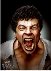 本尼西奧·德爾·托羅作狼人咆哮狀