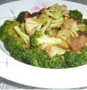 肉炒雙色花 肉炒雙色花