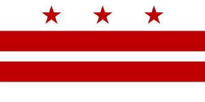 華盛頓哥倫比亞特區旗