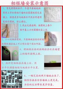 相片牆的安裝方法
