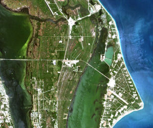 甘迺迪航天中心衛星航拍圖