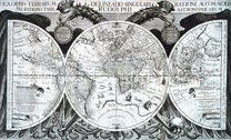 1627年的一幅世界地圖