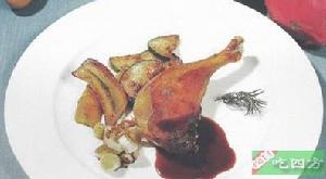 烤鴨腿配黑醋汁 烤鴨腿配黑醋汁