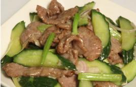 青瓜炒牛肉 青瓜炒牛肉