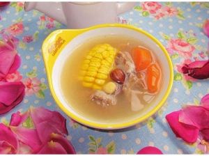 杏仁玉米煲排骨 杏仁玉米煲排骨