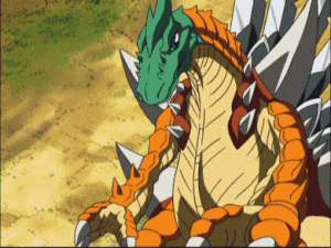 薔薇獸對戰棘龍獸過程動圖