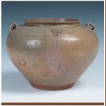 西晉越窯青瓷雙系鋪首罐 西晉越窯青瓷雙系鋪首罐