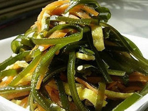 涼拌海帶南瓜絲 涼拌海帶南瓜絲