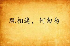 既相逢,何匆匆 既相逢,何匆匆