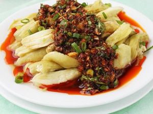 香辣手撕茄子 香辣手撕茄子