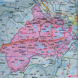 蔡甸地圖