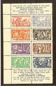 波蘭德國達豪集中營戰俘營郵票