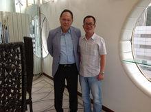 和香港富豪趙世曾先生的合影