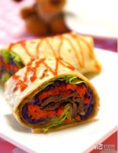五彩牛肉卷 五彩牛肉卷