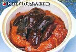 雞腿扒烏參 雞腿扒烏參