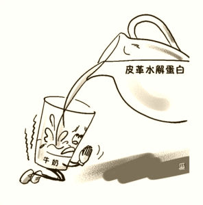 革皮蛋白奶 革皮蛋白奶