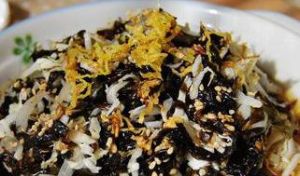 小白菜拌海苔 小白菜拌海苔