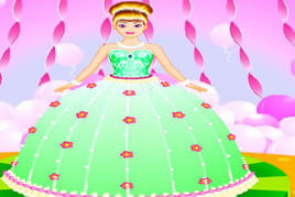 芭比蛋糕 芭比蛋糕