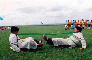 扳棍與頸力賽 扳棍與頸力賽