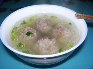 肉丸湯 肉丸湯