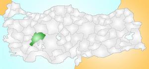 阿菲永省所在土耳其地理位置