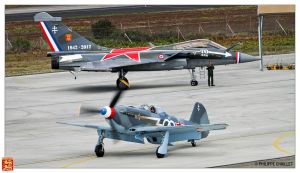 2012年10月，法軍“諾曼第-涅門”團為陣風戰機塗上了俄羅斯空軍紅五星及俄國旗彩繪，以迎接成立70周年。