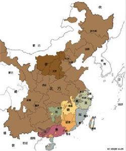 （圖）漢語方言分支圖