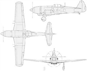 Ki-94-II三視圖
