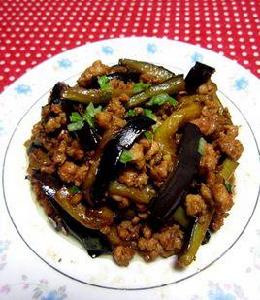 肉末醬香茄子 肉末醬香茄子