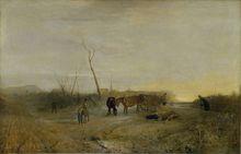 透納1813年的油畫《霧晨》
