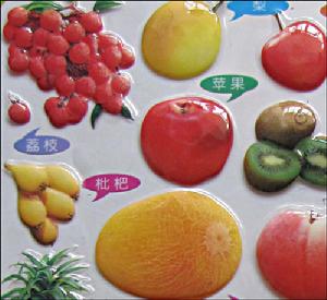 小企鵝水晶掛圖:水果蔬菜 小企鵝水晶掛圖:水果蔬菜