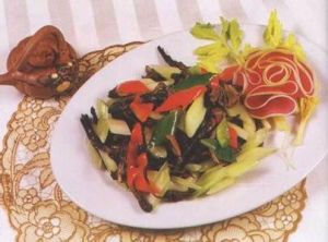 榛蘑炒西芹 榛蘑炒西芹