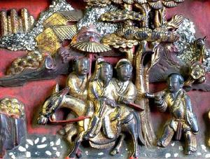 寧波朱金漆木雕