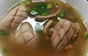 芥菜鳳尾菇煲豬腰 芥菜鳳尾菇煲豬腰