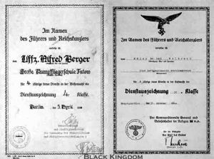 空軍4年長期服役獎章證書