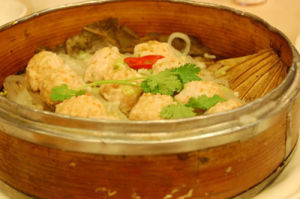 三鮮蒸鯪魚球 三鮮蒸鯪魚球