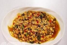 雪菜雞粒炒豆乾 雪菜雞粒炒豆乾