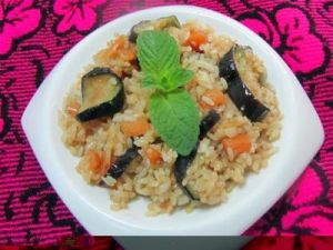 瑤柱茄子飯 瑤柱茄子飯