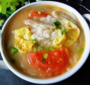 西紅柿雞蛋燙飯 西紅柿雞蛋燙飯