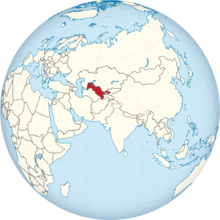 烏茲別克斯坦共和國地理位置