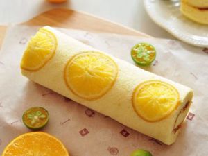香橙蛋糕卷 香橙蛋糕卷